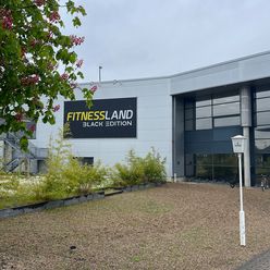 Gebäude des Fitnesstudios Fitnessland.